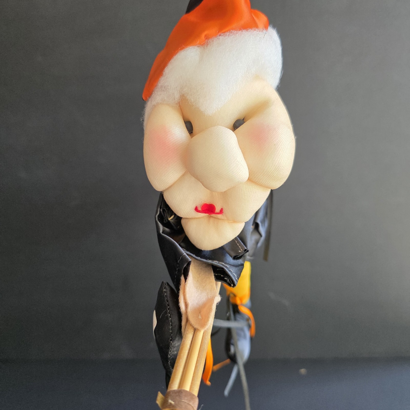 Vintage 1980s Halloween Stockinette Witch (B)