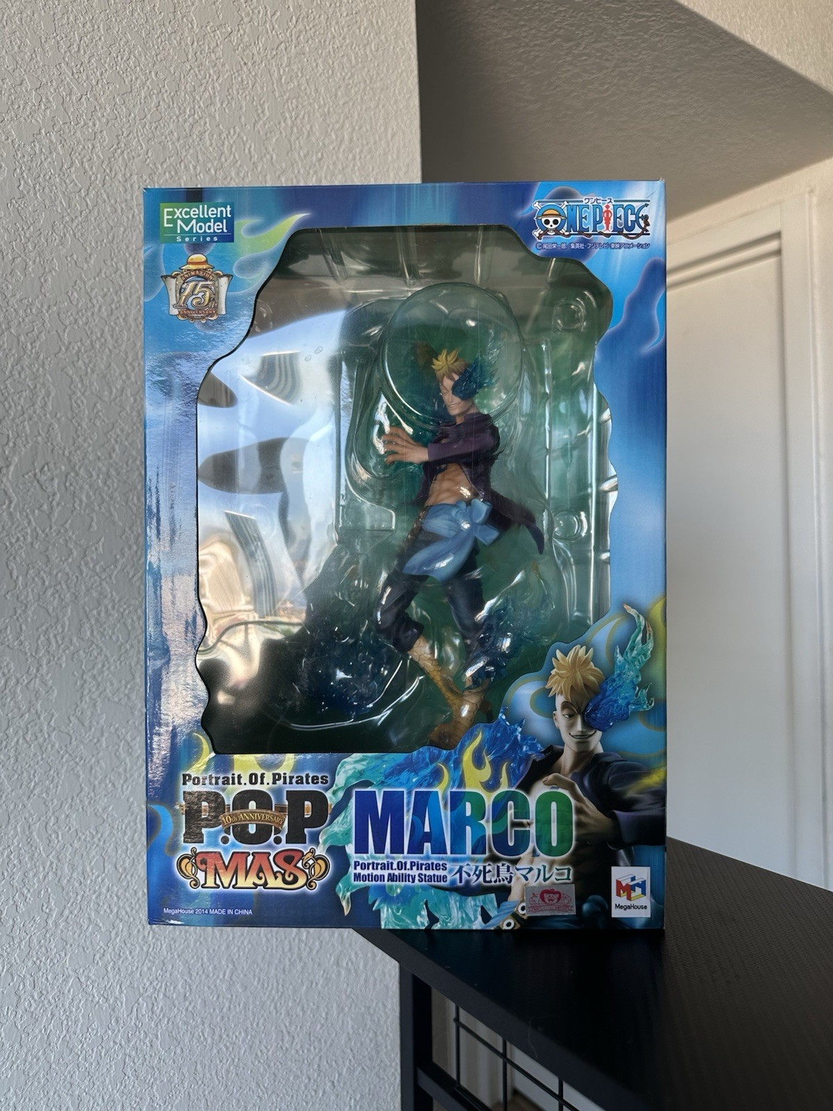 2014 One Piece Portrait Of Pirates Motion Ability Statue Marco 1/8 Scale Model 