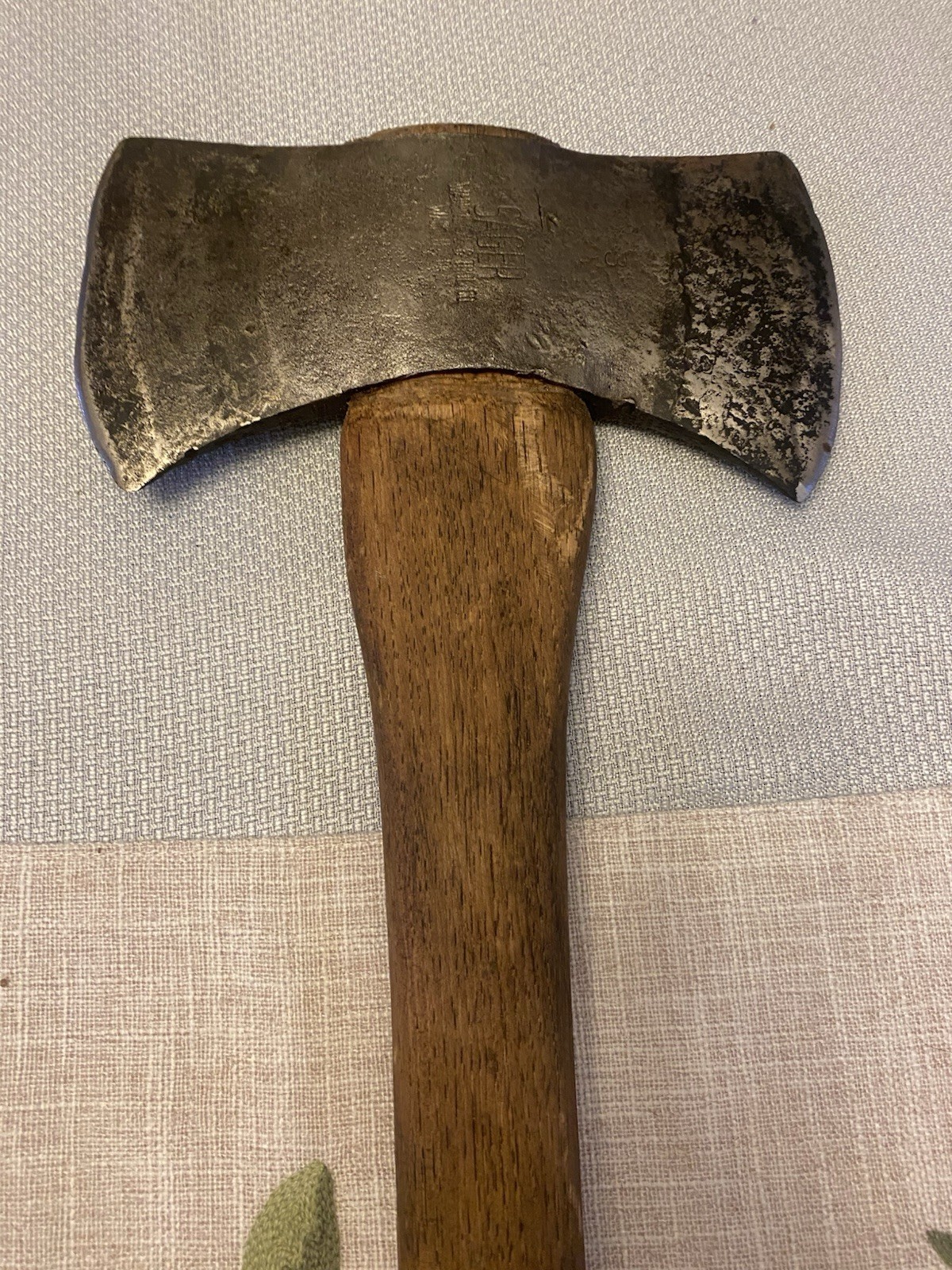 Vintage Sager Double Bit Axe 3.5 lb Warren Axe & Tool Co Michigan Pattern 
