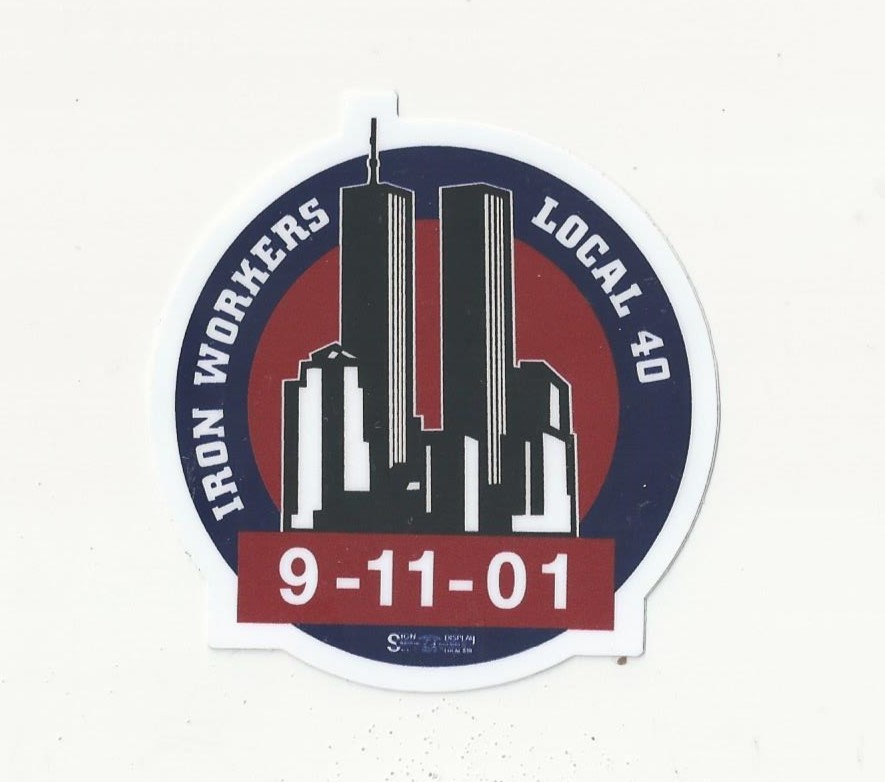 UNION IRONWORKERS Local 40 Iron Workers IW  911 Twin Towers Memorial 3\