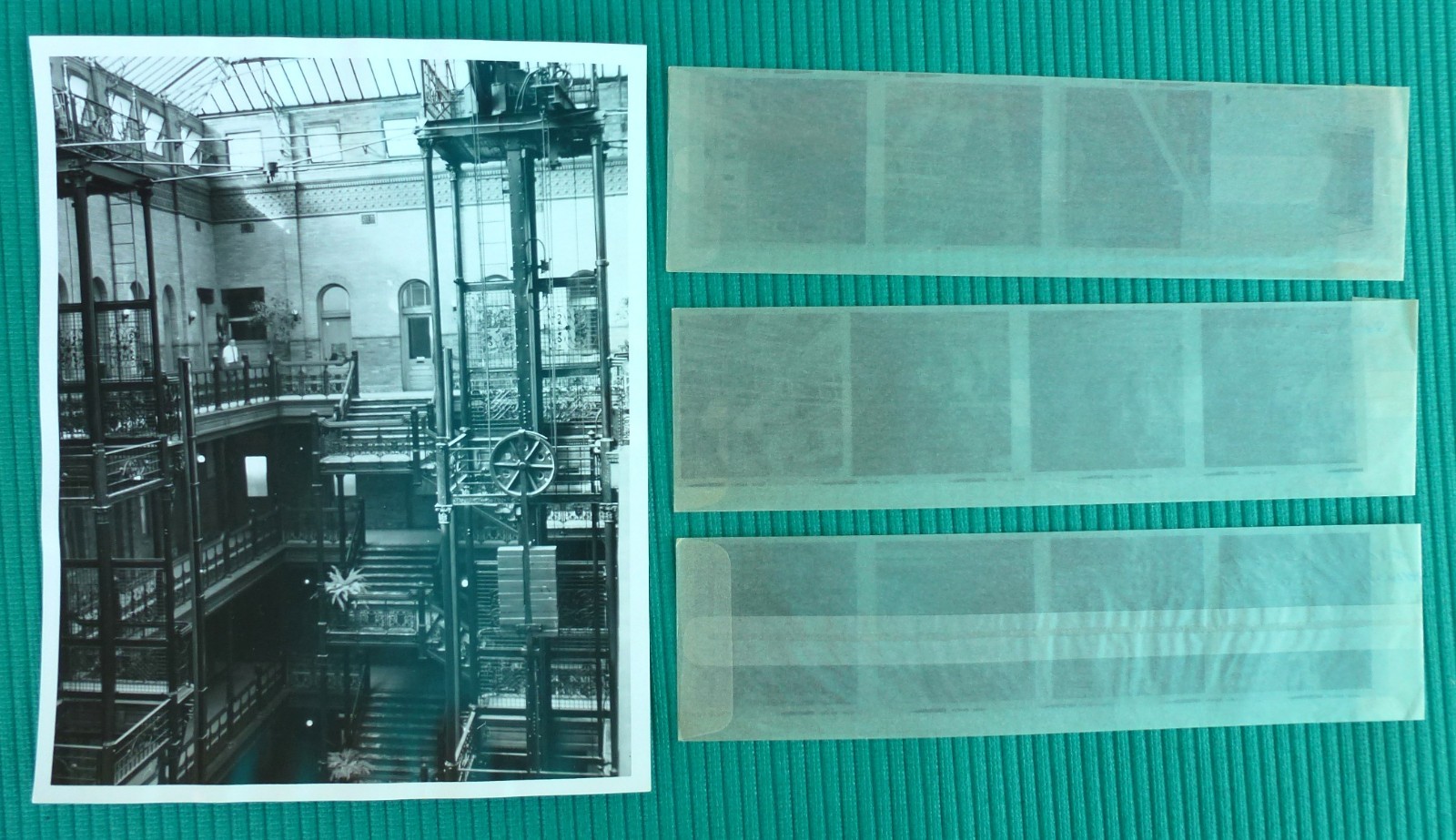 70s Rare Original Vintage Lot Los Angeles Bradbury Building Photo W 12 Negatives 70s Rare Original Vintage Lot Los Angeles Bradbury Building Photo W 12 Negatives