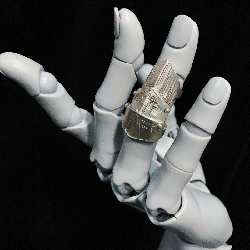JoJo's Bizarre Adventure Silver Chariot Sterling Silver Jewelry Ring Unisex Gift