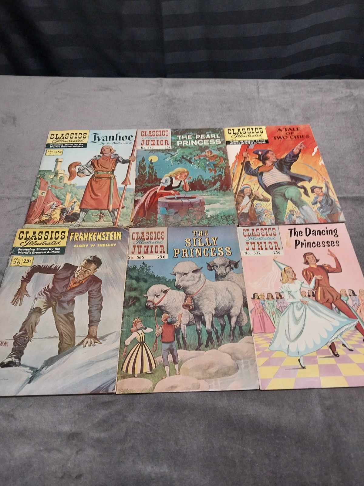 Classics Illustrated Comics Lot Of 6 Includes Frankenstein Classics Illustrated Comics Lot Of 6 Includes Frankenstein