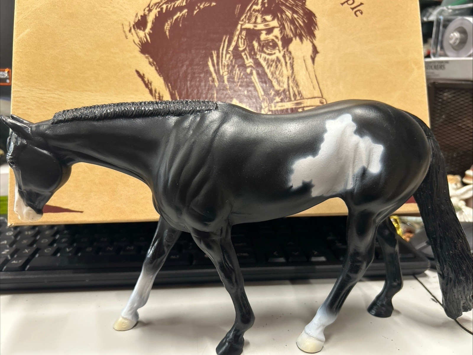 PETER STONE SR SPECIAL RUN 1998 I\'M A CLASSIC STONE BLACK PINTO QUARTER HORSE