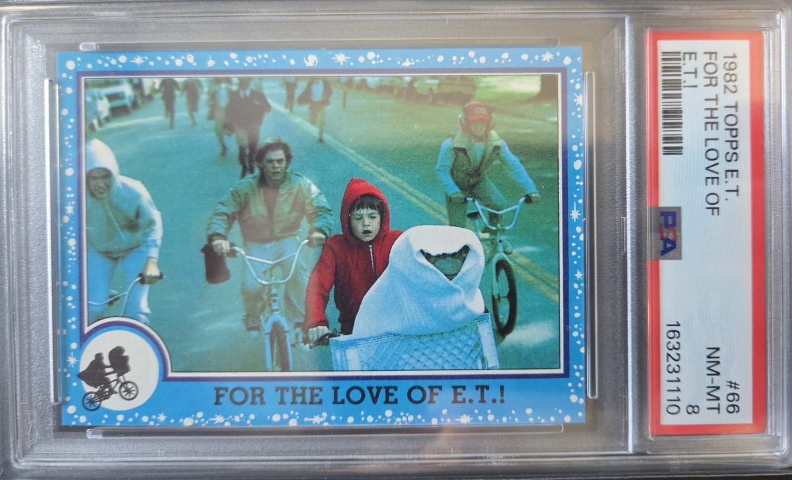 1982 Topps E.T. The Extra Terrestrial #66 For The Love Of E.T.  PSA 9 GRADE