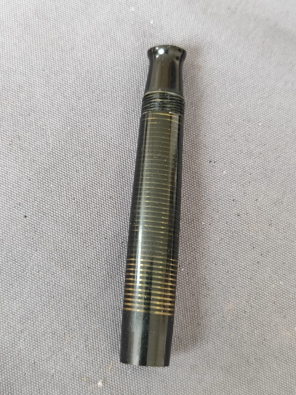 PARKER VACUMATIC 1937 Brown/Black Fountain Pen,Parts Barrel Body Pen Made in USA