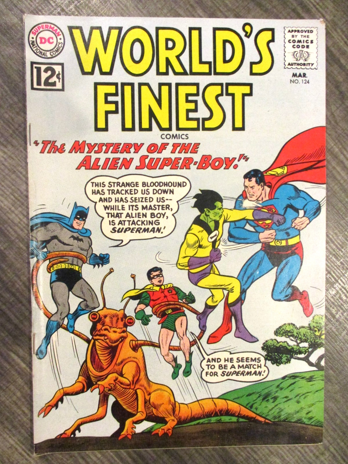 WORLD'S FINEST #124 - 1961 DC - VG+, CURT SWAN/SHELDON MOLDOFF COVER