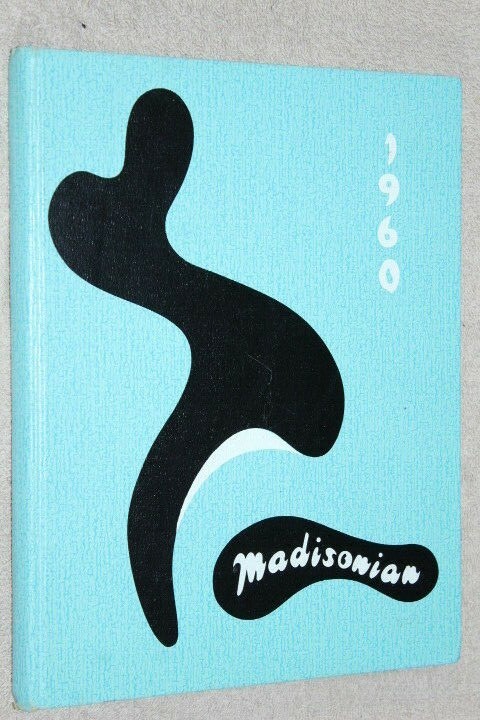 1960 Madison High School Yearbook Annual Mansfield Ohio OH - Madisonian