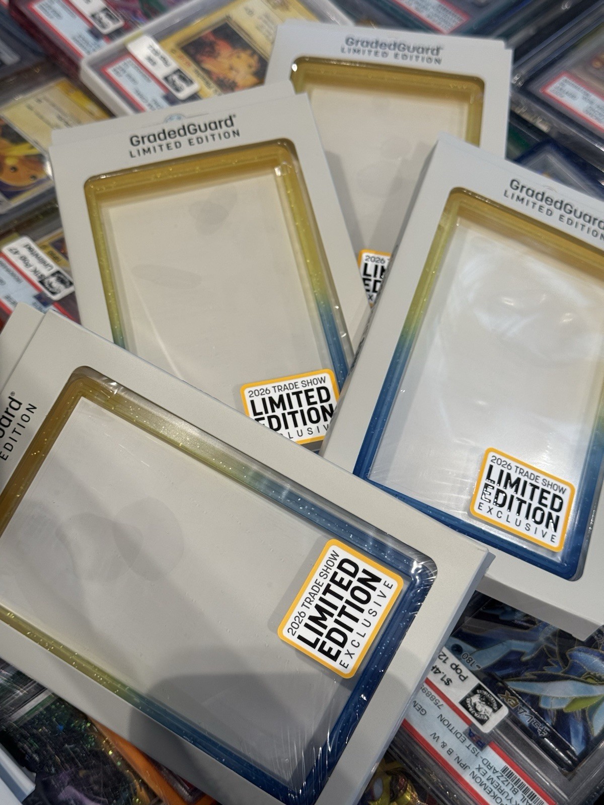 GradedGuard Sonic Limited Edition Blue Yellow PSA Graded Card Slab Guard