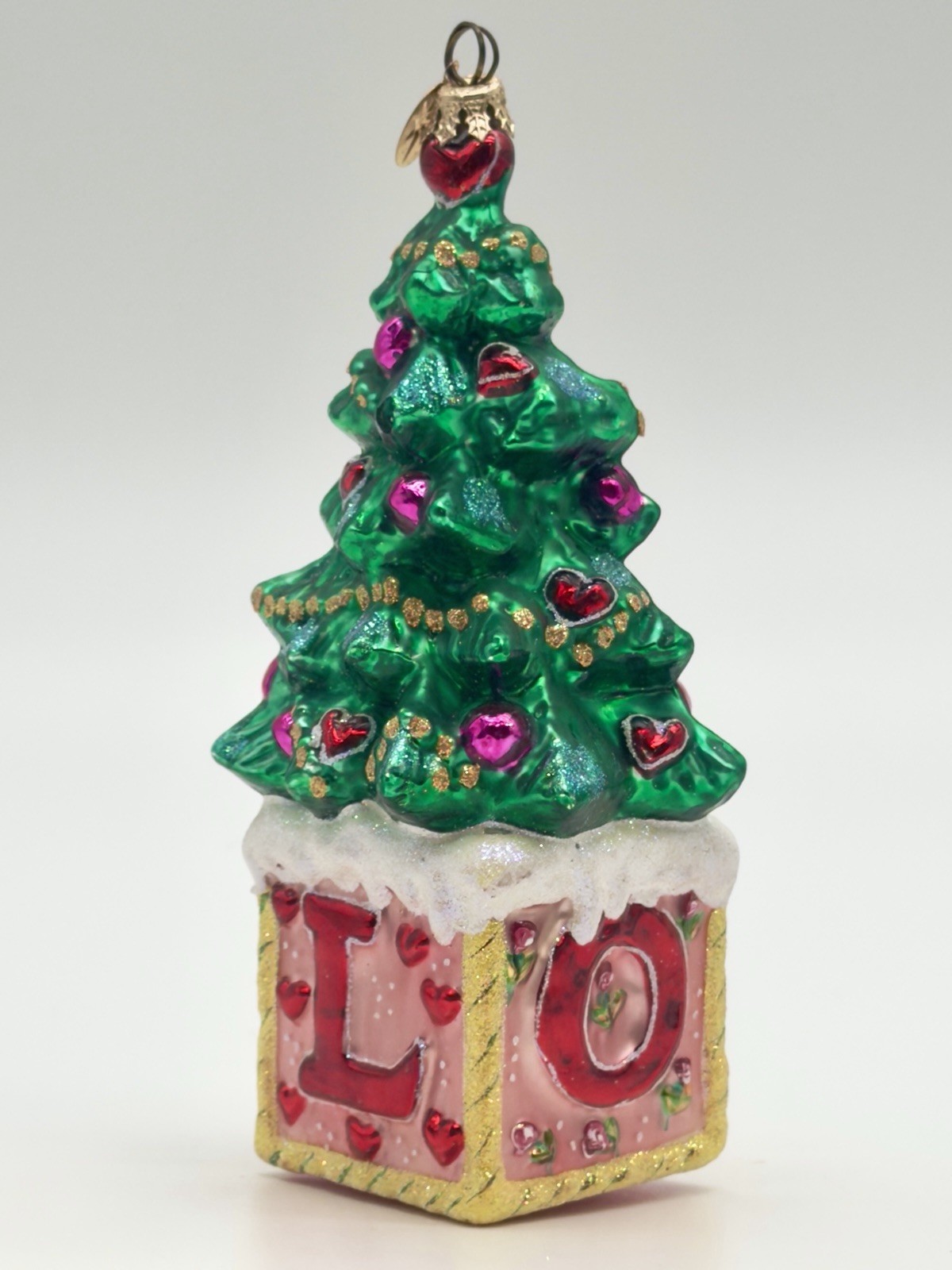 Stunning Large Vintage 2001 Christopher Radko Christmas Tree Germ Ornament
