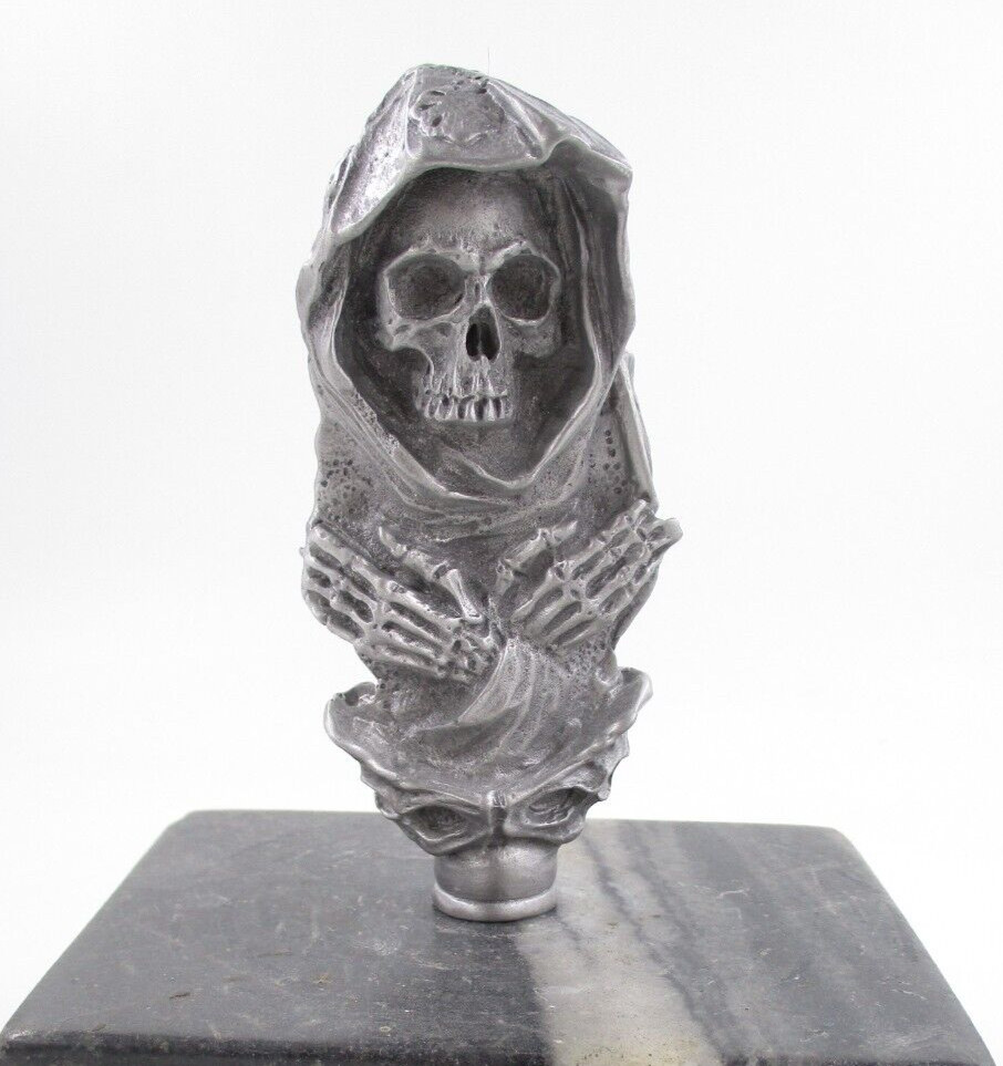the grim reaper the angel of death  ratrod hotrod car hood ornament