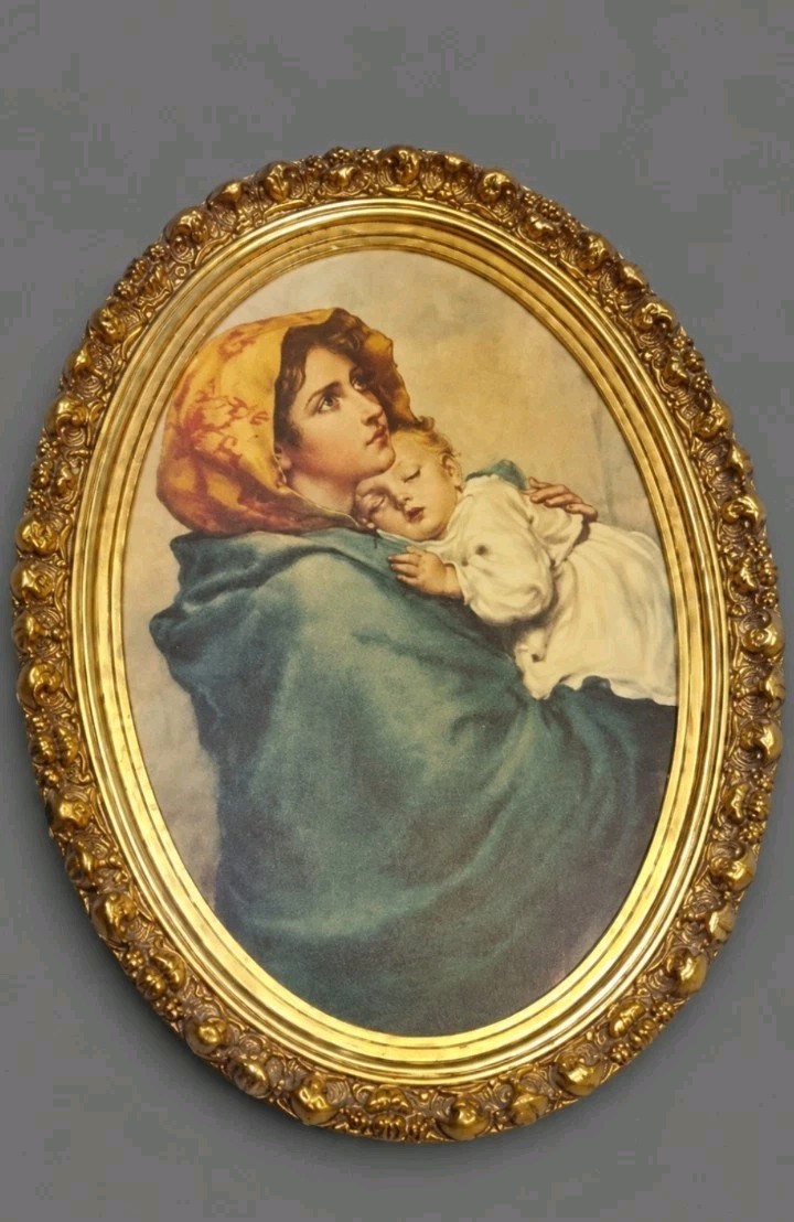 Aka Madonna Of The Poor - Madonna Of The Streets. Wonderful Frame. Vintage Print