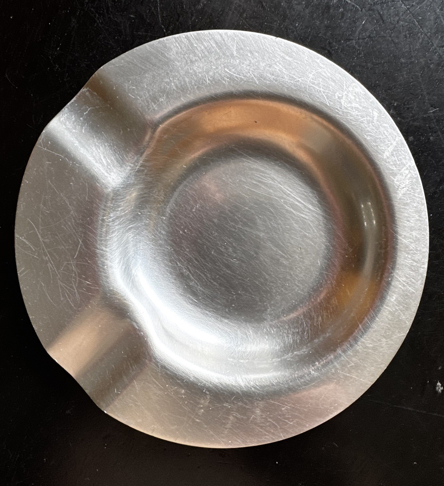 Vintage Aluminum Industrial Ashtray Kensington Ware Lurelle Guild  Art Deco MCM 