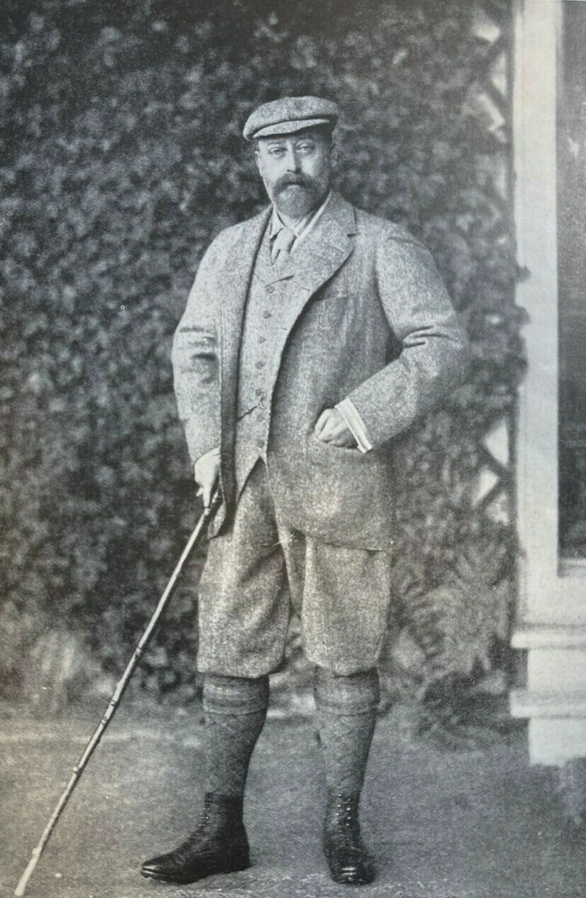 1910 King Edward VII of England illustrated