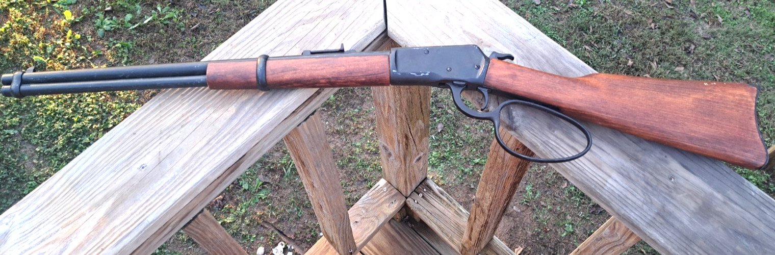 Non-Firing Replica Winchester M1892 Looped Lever Action Rifle -  The Rifleman