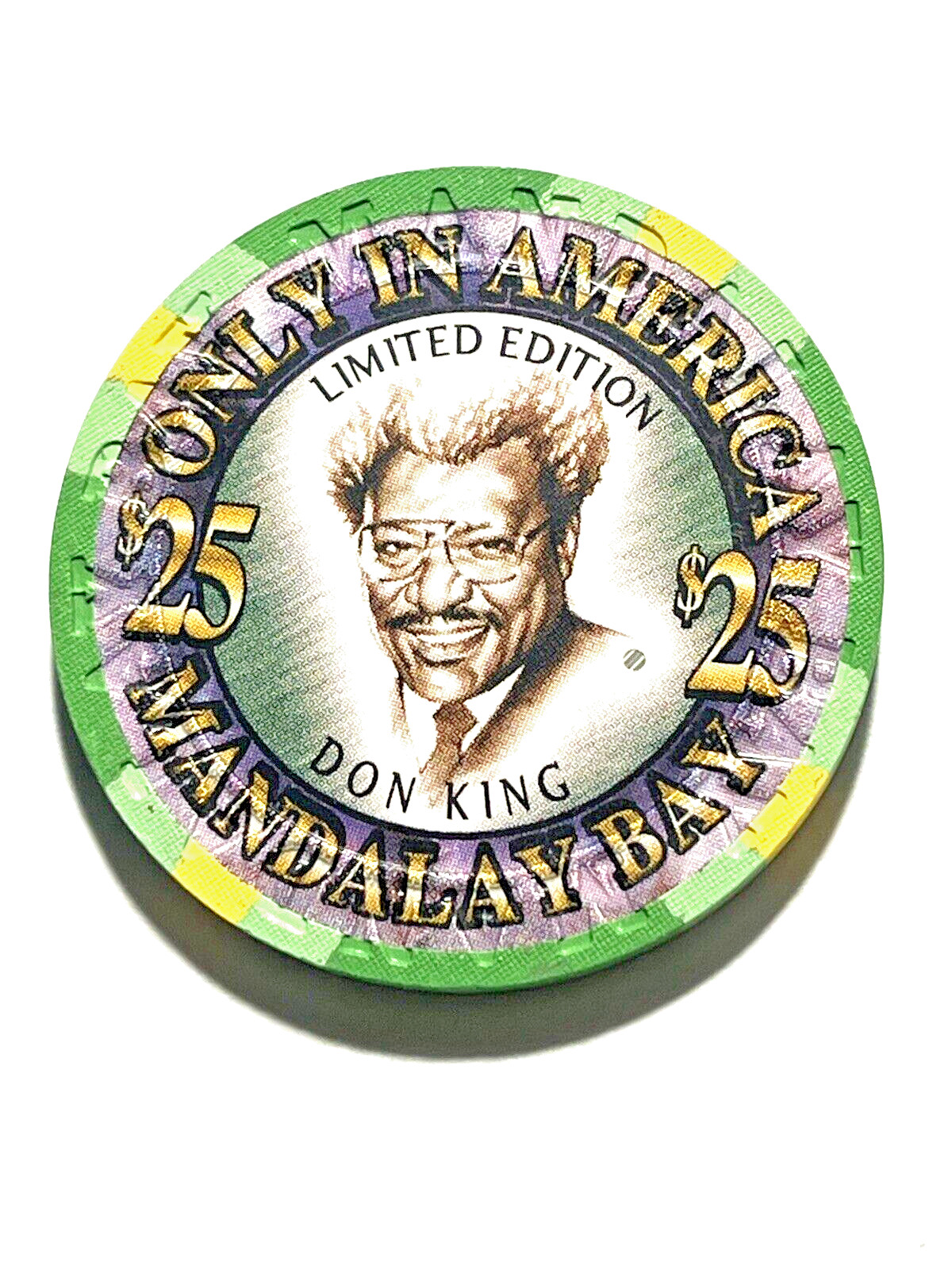 -VINTAGE NEVADA-**DON KING Mandalay Bay**$25 Las Vegas NV. -1999 (Only 100 Made)