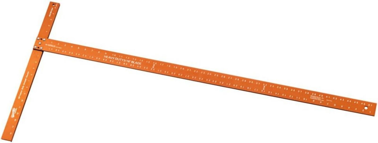 48-Inch-1/8-Inch Wallboard T Square, Resistant To Twisting and Bending