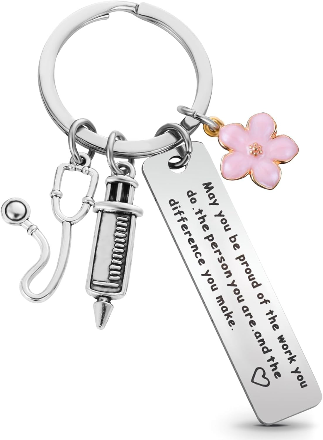 Nurse Gifts for Women Nurse Keychain, Nursing Gift for School Nurse Student Grad