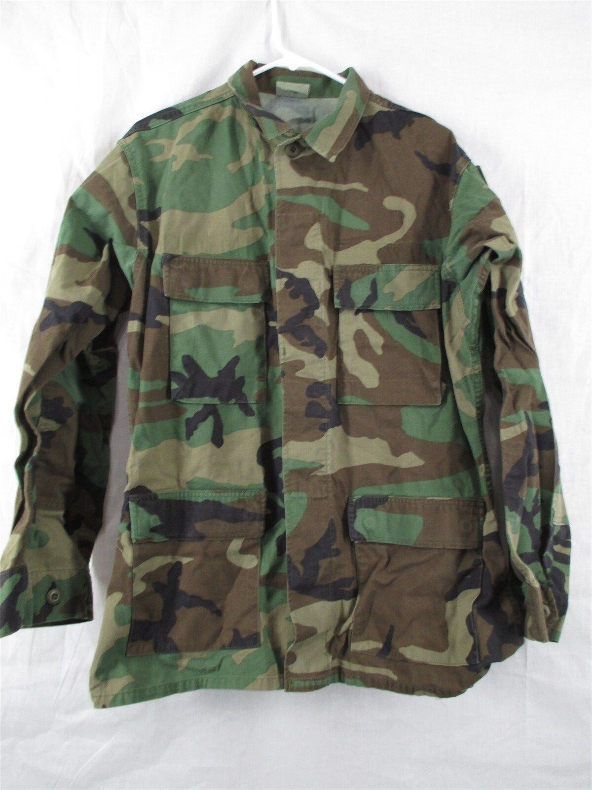 BDU Shirt/Coat Medium Long Cold Weather Winter Weight Woodland USGI Army