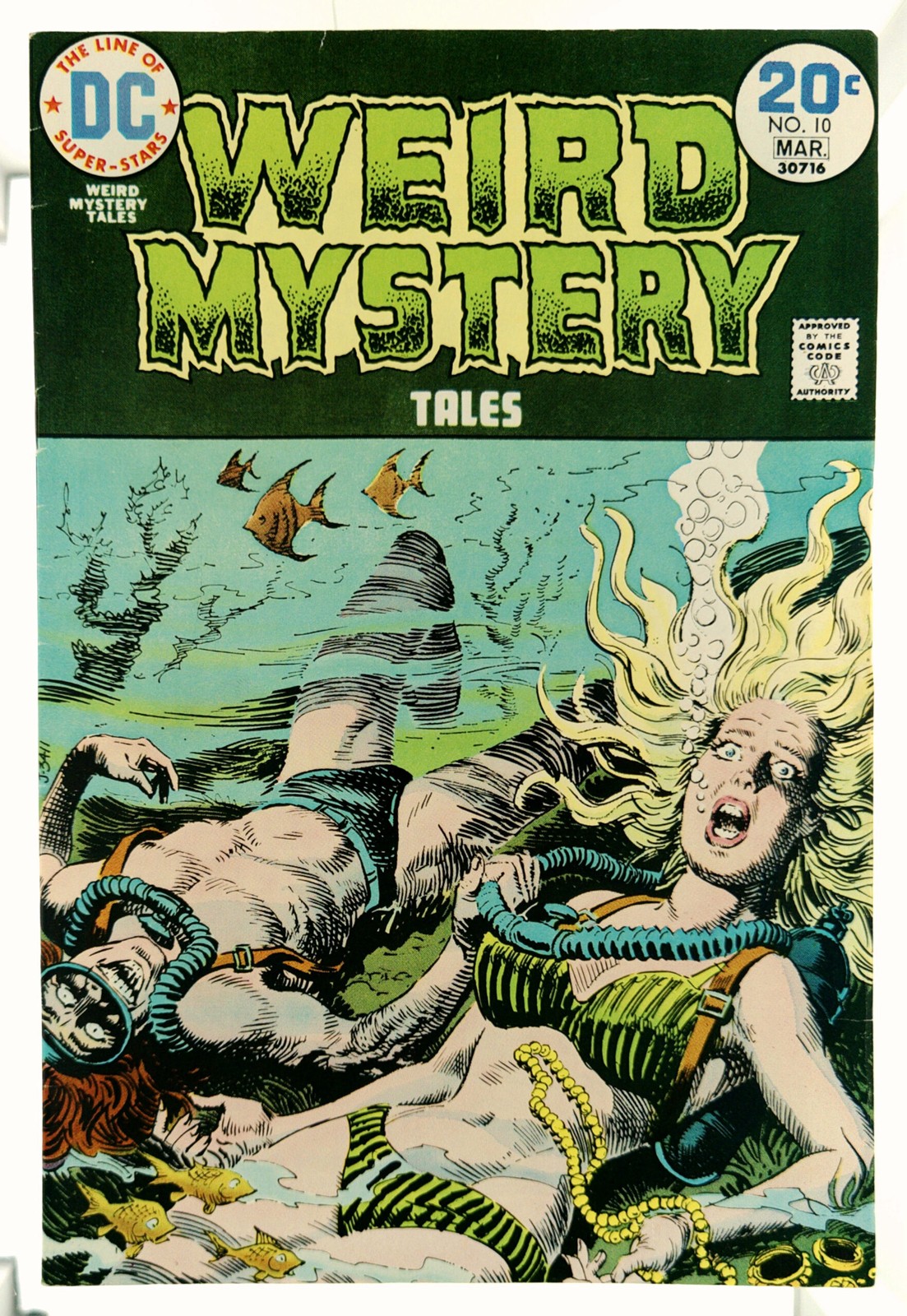 Weird Mystery Tales #10 1974 DC Comics FN- Comic Book