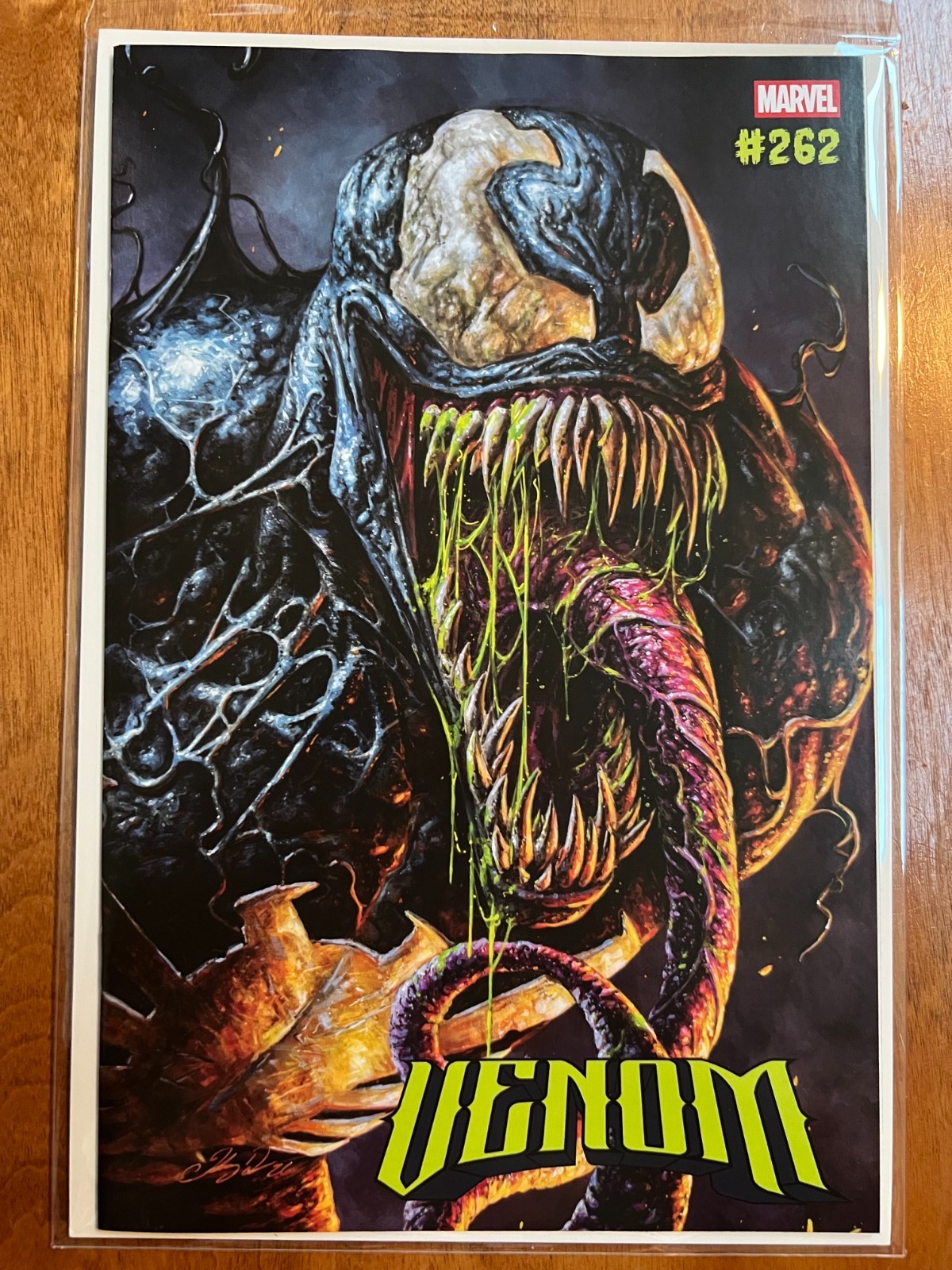 VENOM #262 Marvel Comics 2026 NYCC Exclusive Johnny Desjardins Variant Cover