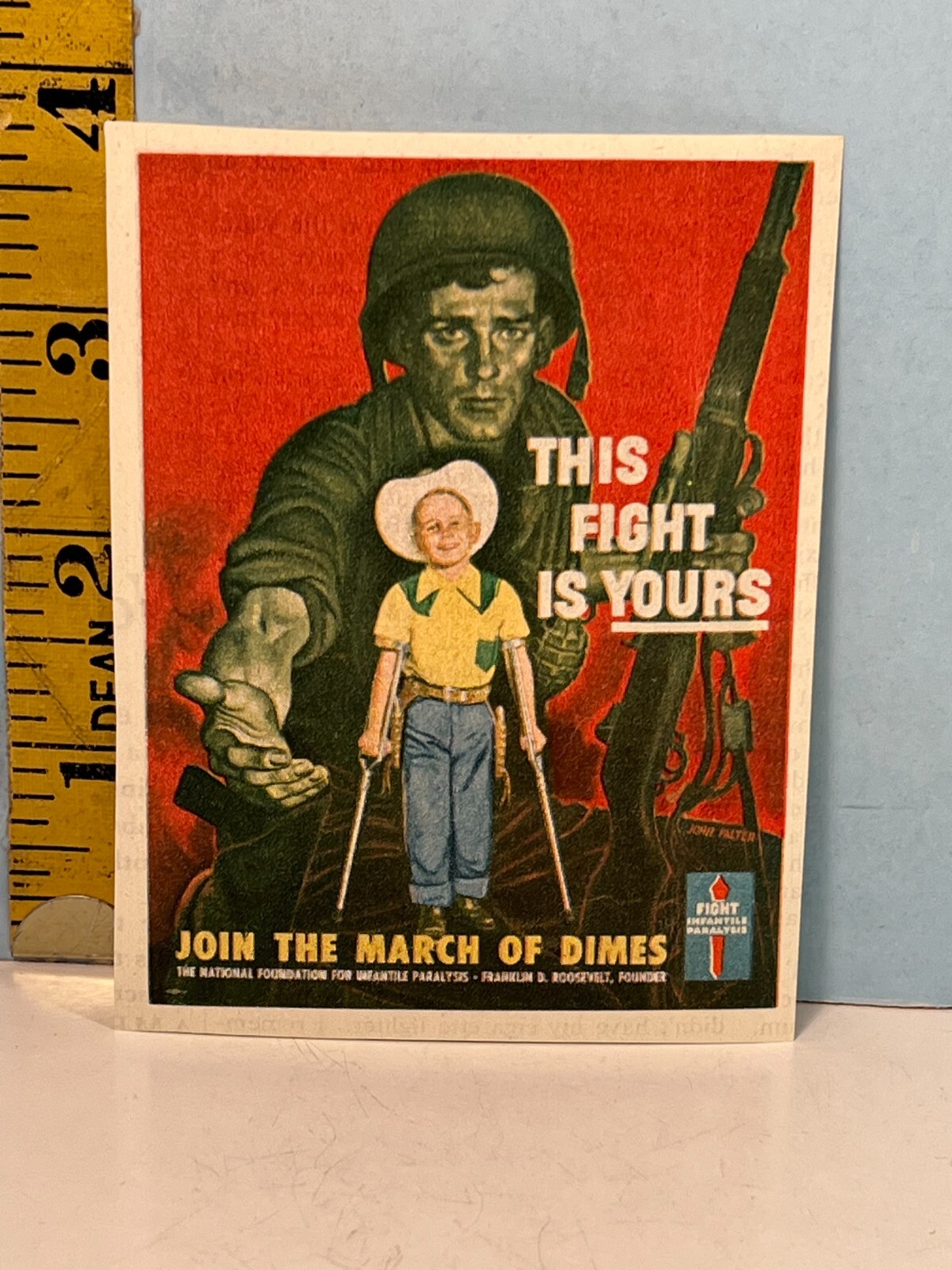 Vintage March of Dimes Newspaper Ad \