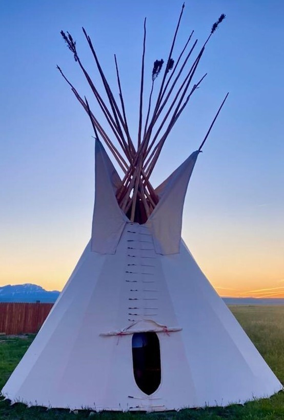 Custom Tipi in Canvas Authentic Native American Camping Lodge with or w/o liners