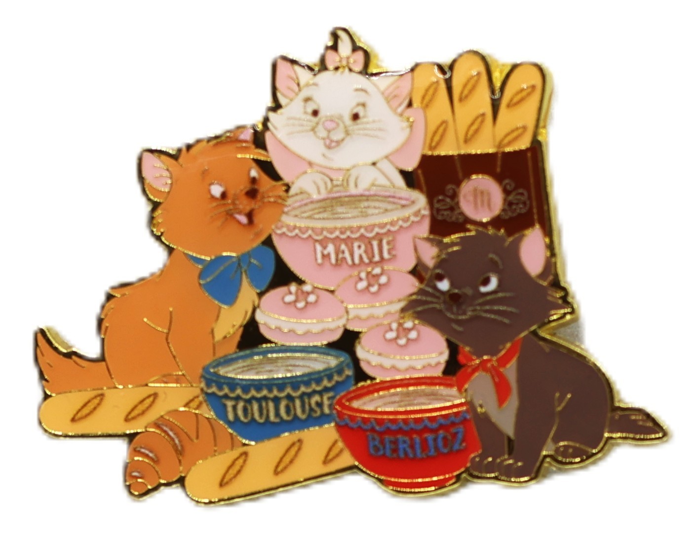 Disney Loungefly Cats & Dogs Treats Mystery Pin-Marie, Toulouse, Berlioz
