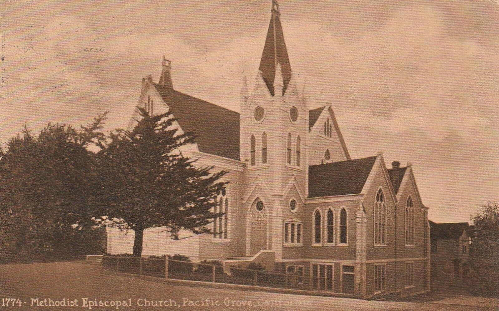 Methodist Episcopal Church in Pacific Grove California CA Vintage Photo Postcard