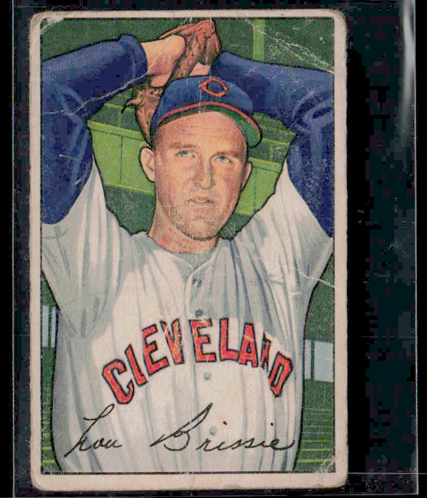 ⚾ 1952 Bowman Lou Brissie #79 Cleveland Indians Vintage 🔥