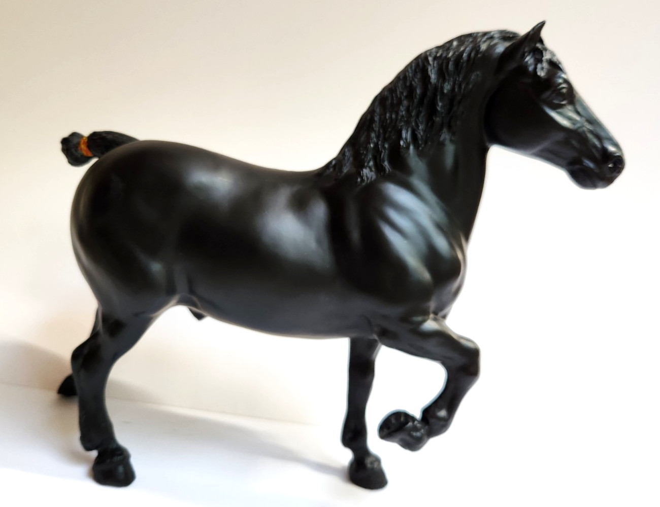 Vintage 80s Breyer Percheron Black Belgian Holiday Montgomery Ward SR Horse Vintage 80s Breyer Percheron Black Belgian Holiday Montgomery Ward SR Horse