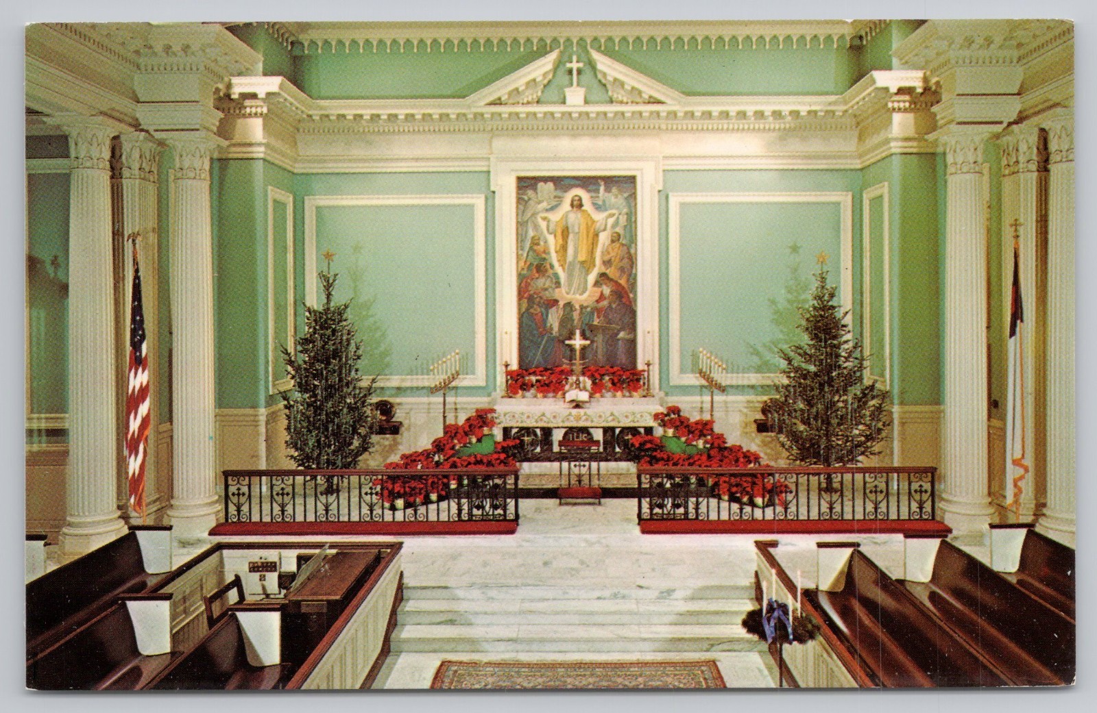 Postcard First Lutheran Church Albany New York NY