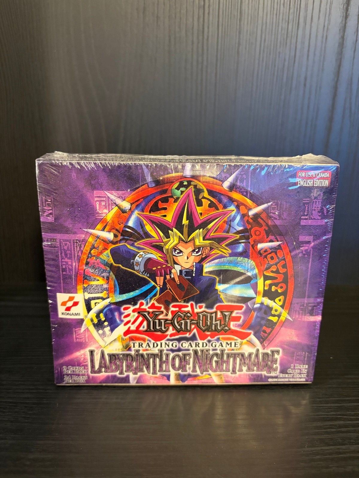 1x YuGiOh Labyrinth Of Nightmare Booster Box SEALED Display 24x Boosters Original Box LON 1x YuGiOh Labyrinth Of Nightmare Booster Box SEALED Display 24x Boosters Original Box LON