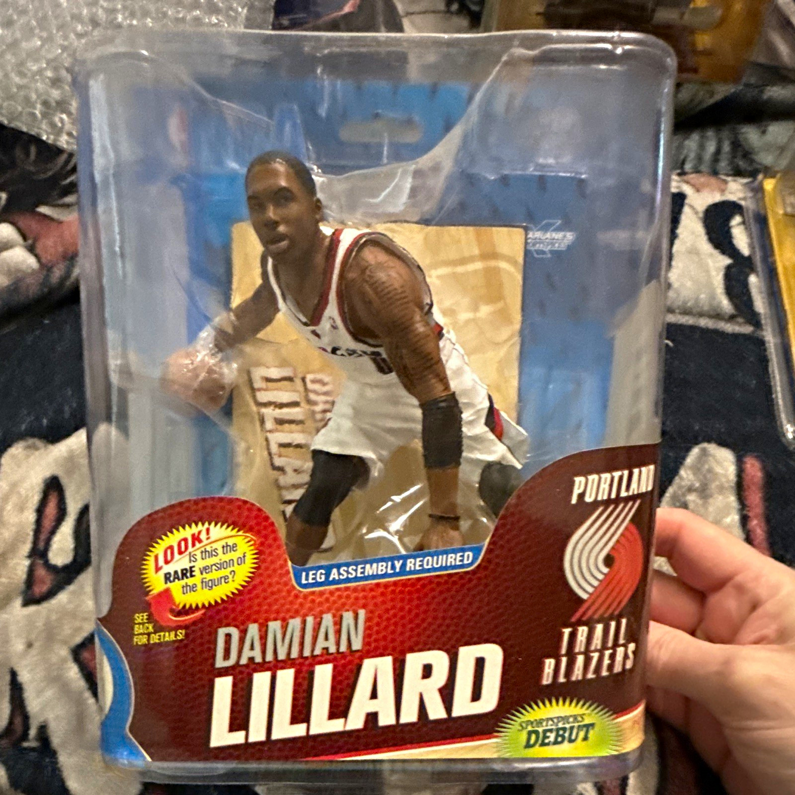 McFarlane Toys NBA Series 23 Damian Lillard Trail Blazers Rookie 350/500