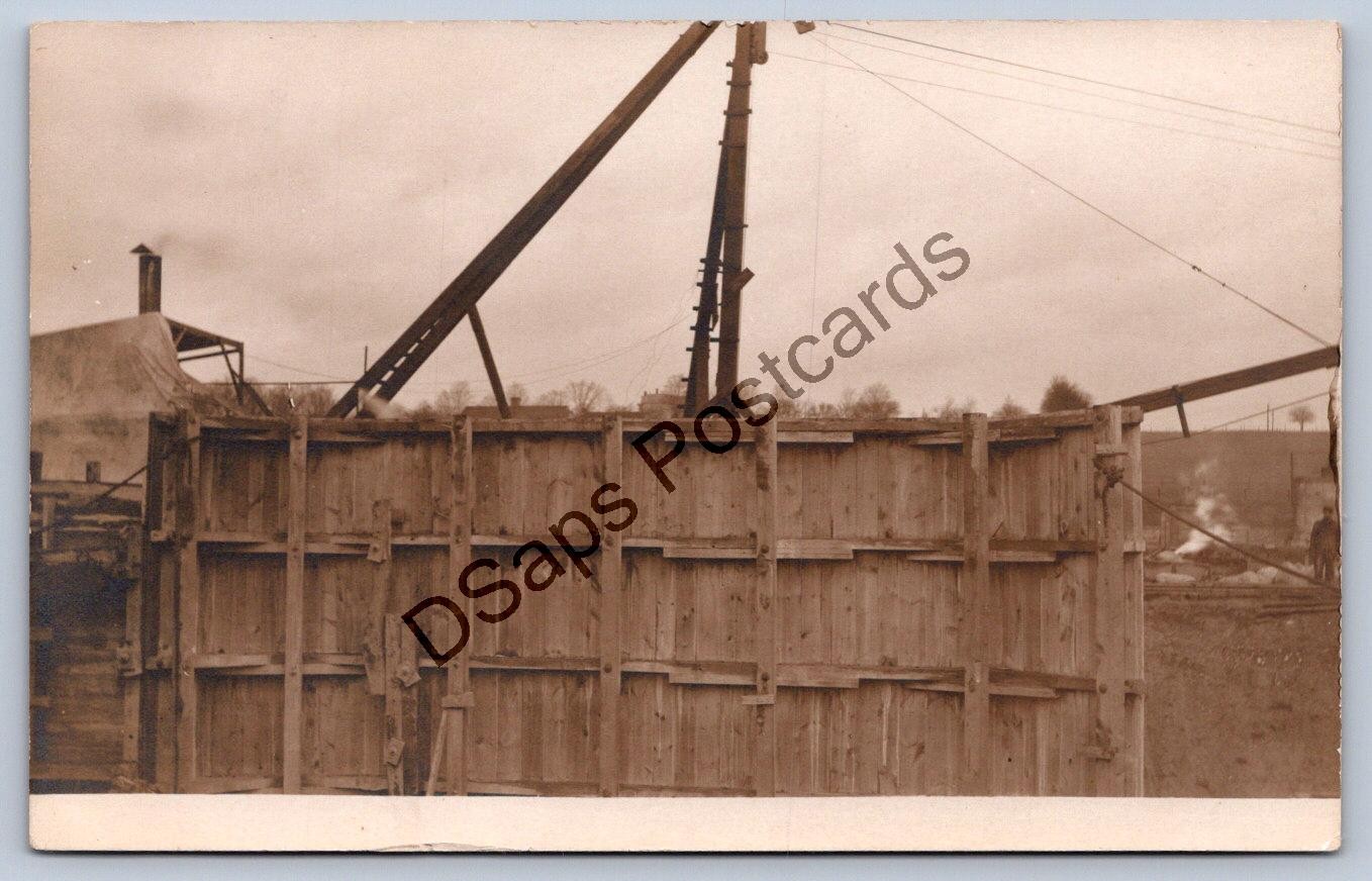 K69/ Fort Plain New York RPPC Postcard c1910 Dredge Crane Steam 518