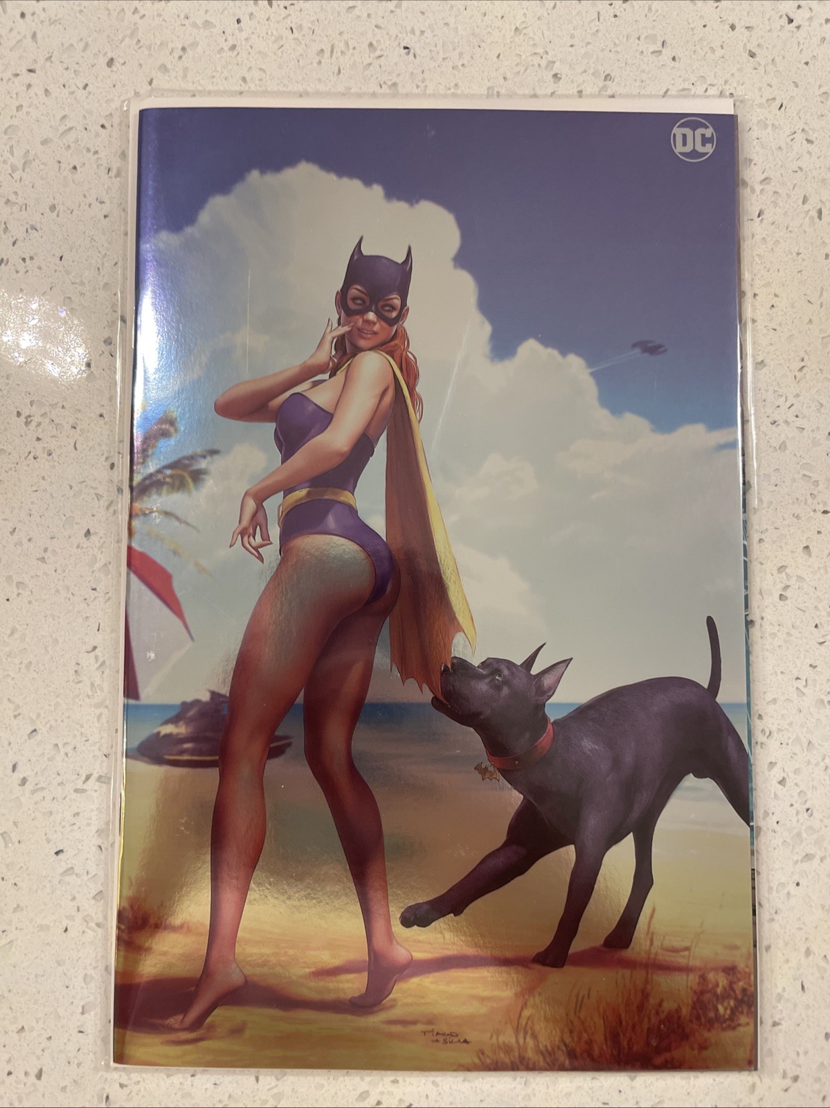 🔥🦇 BATMAN 142 TIAGO DA SILVA FOIL Coppertone Virgin Variant C LTD 800 COA