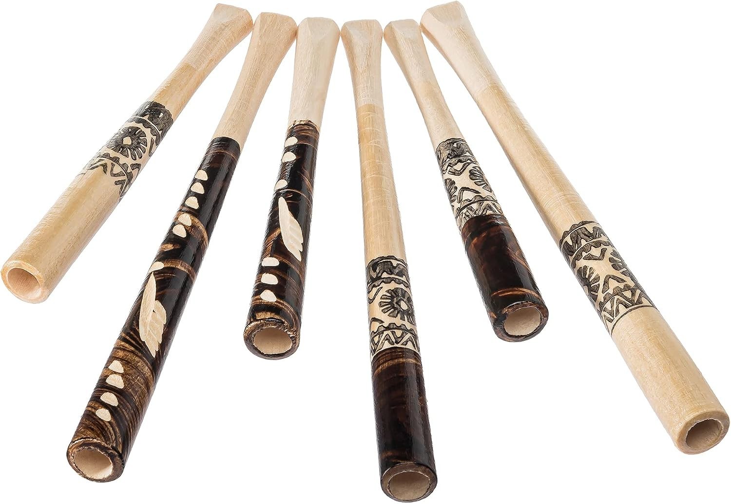 Set of 6 Wooden Handmade Regular Cigarette Holder Mouthpiece Set of 6 Wooden Handmade Regular Cigarette Holder Mouthpiece