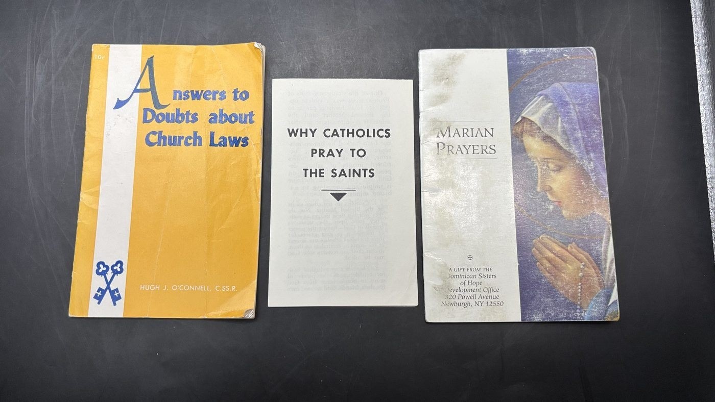 Lot of 3 Liguorian Pamphlets Answers to Doubts Why Catholics Pray to the Saints