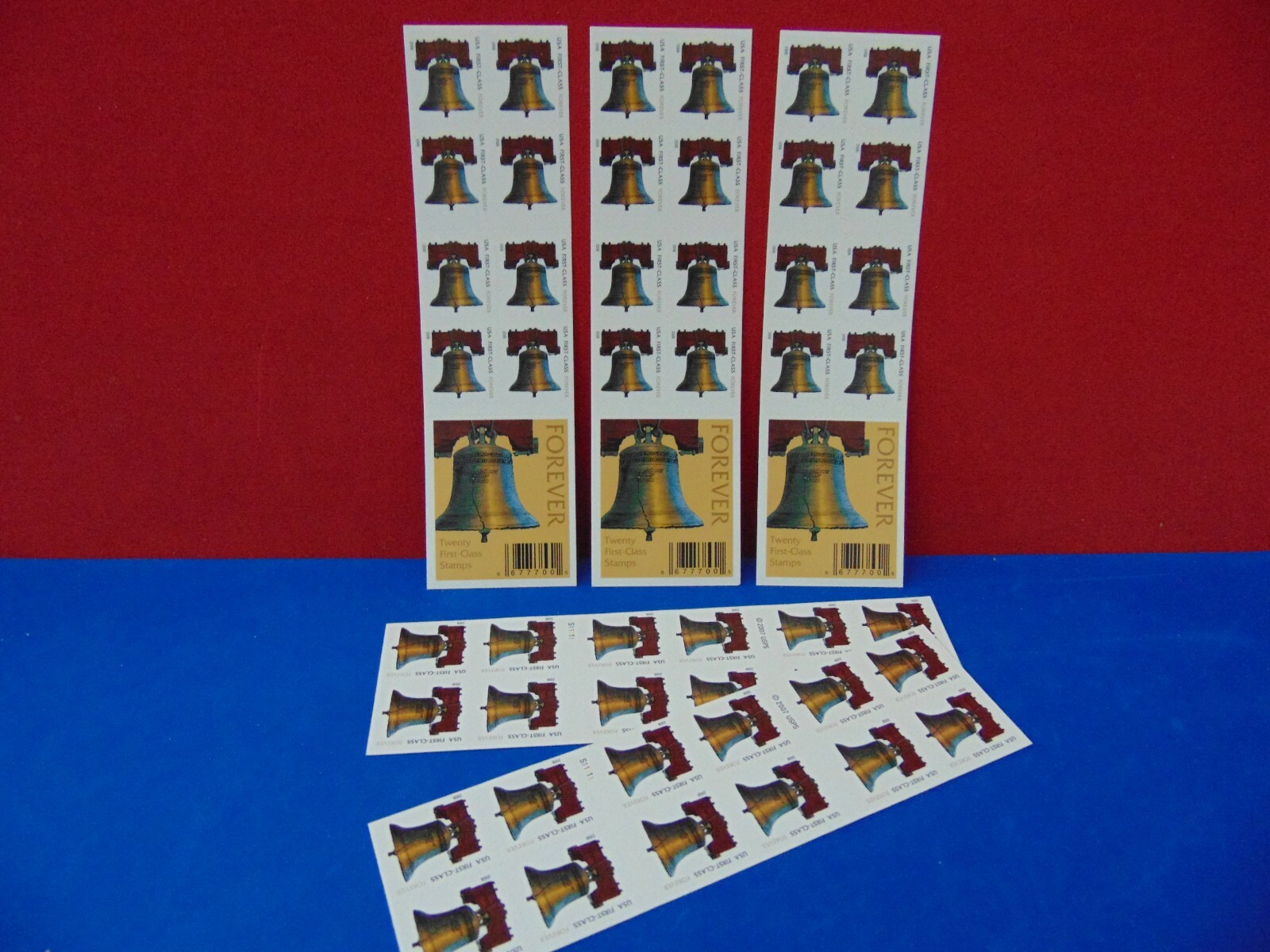 LIBERTY BELL 5 Sheets Total 100 Pcs LIBERTY BELL 5 Sheets Total 100 Pcs