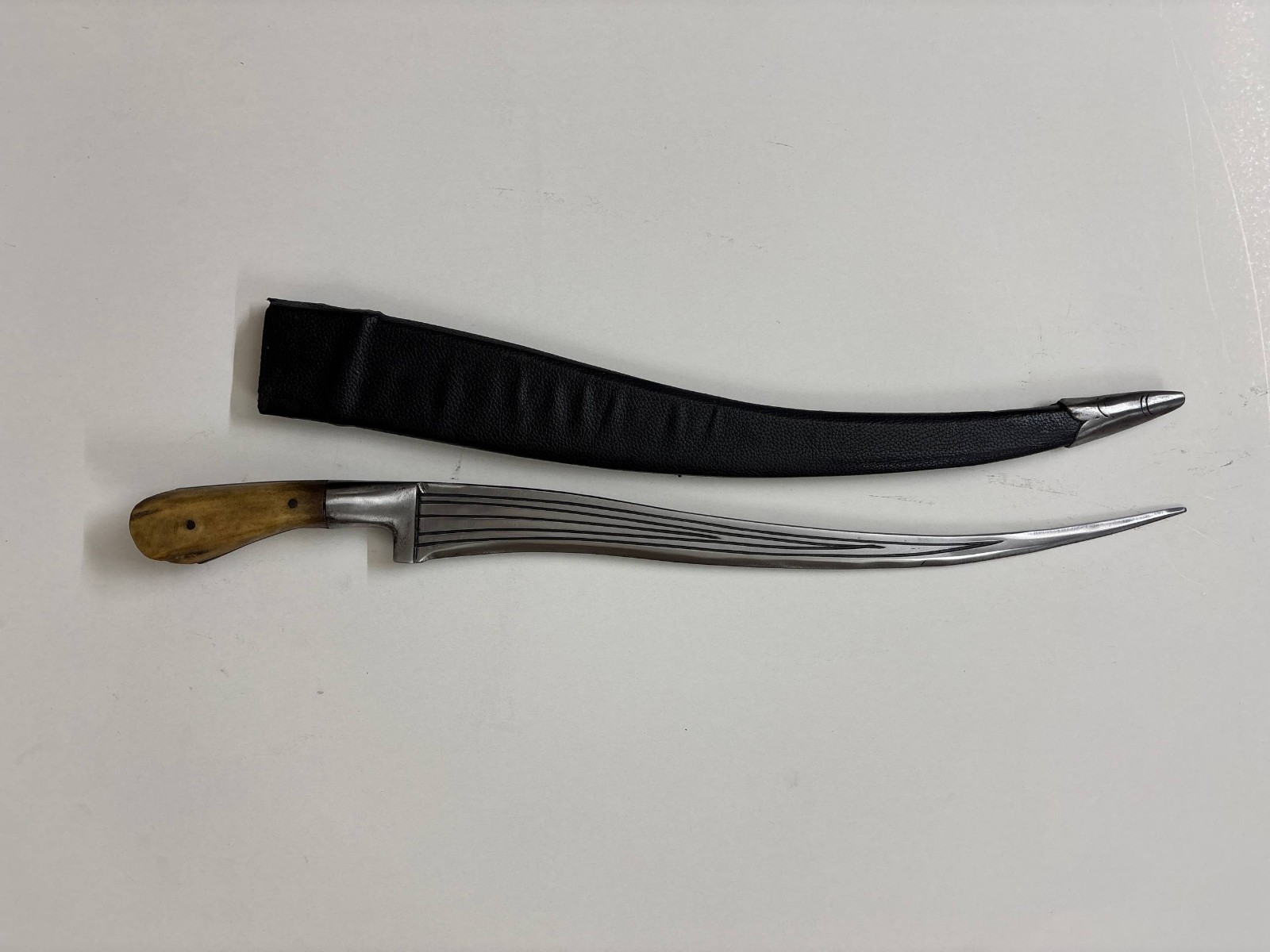 Antique Rare DAGGER Vintage Stag Antler KHYBER Jambiya Sword Collectible