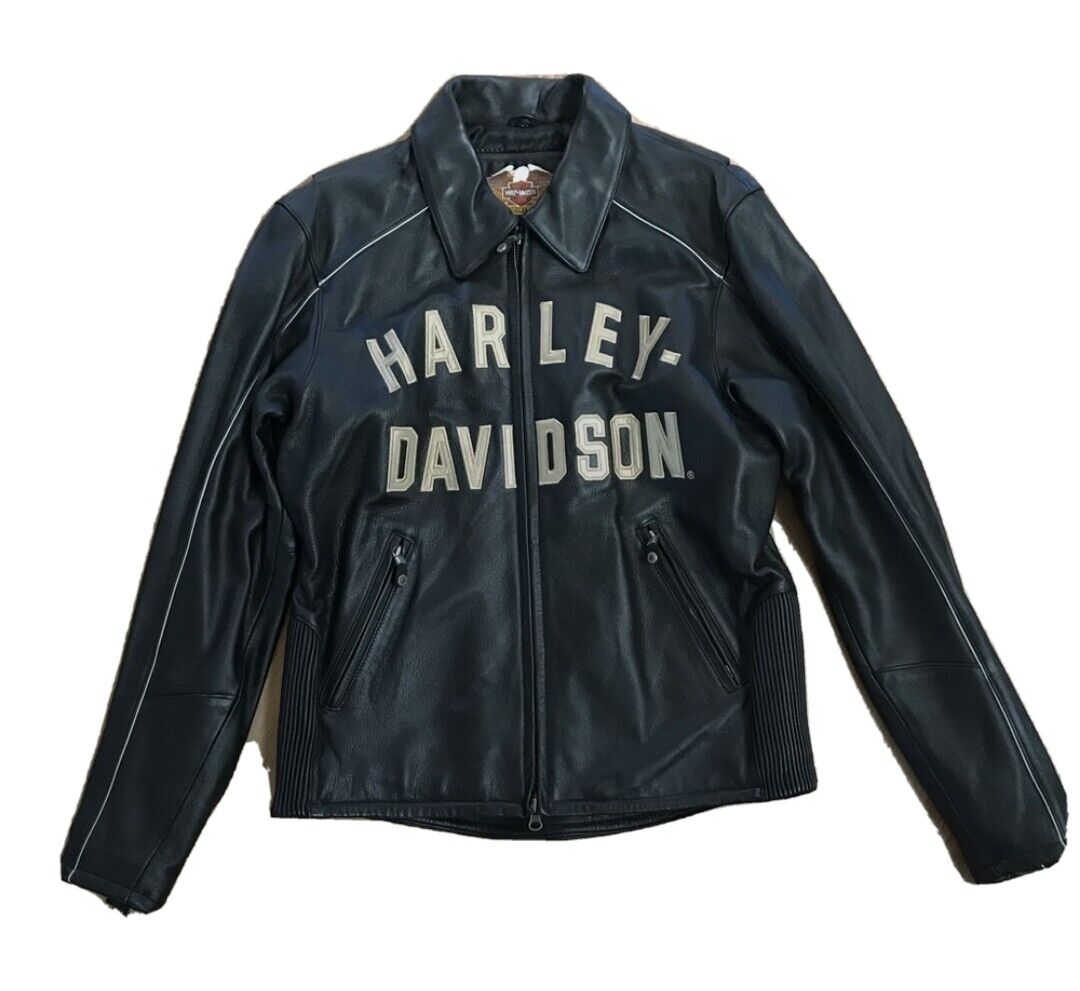 Harley Davidson 100th Year Anniversary Mens leather jacket size medium