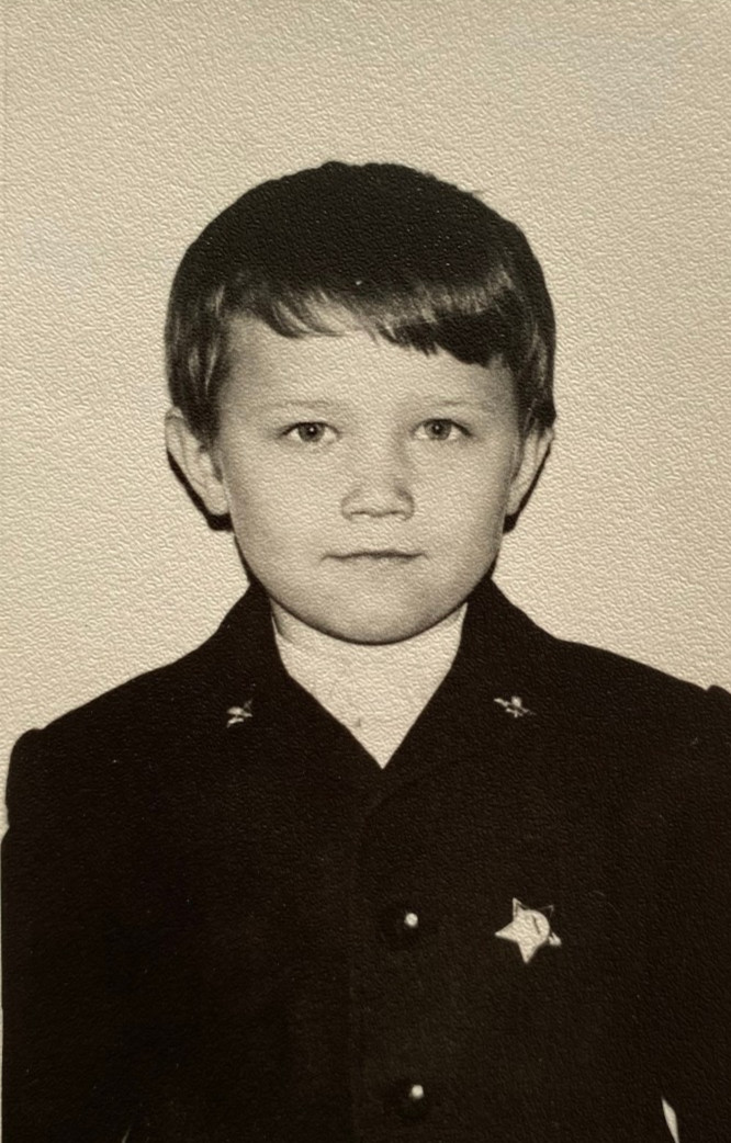 Handsome boy pioneer cute child portrait soviet life ussr vintage photo