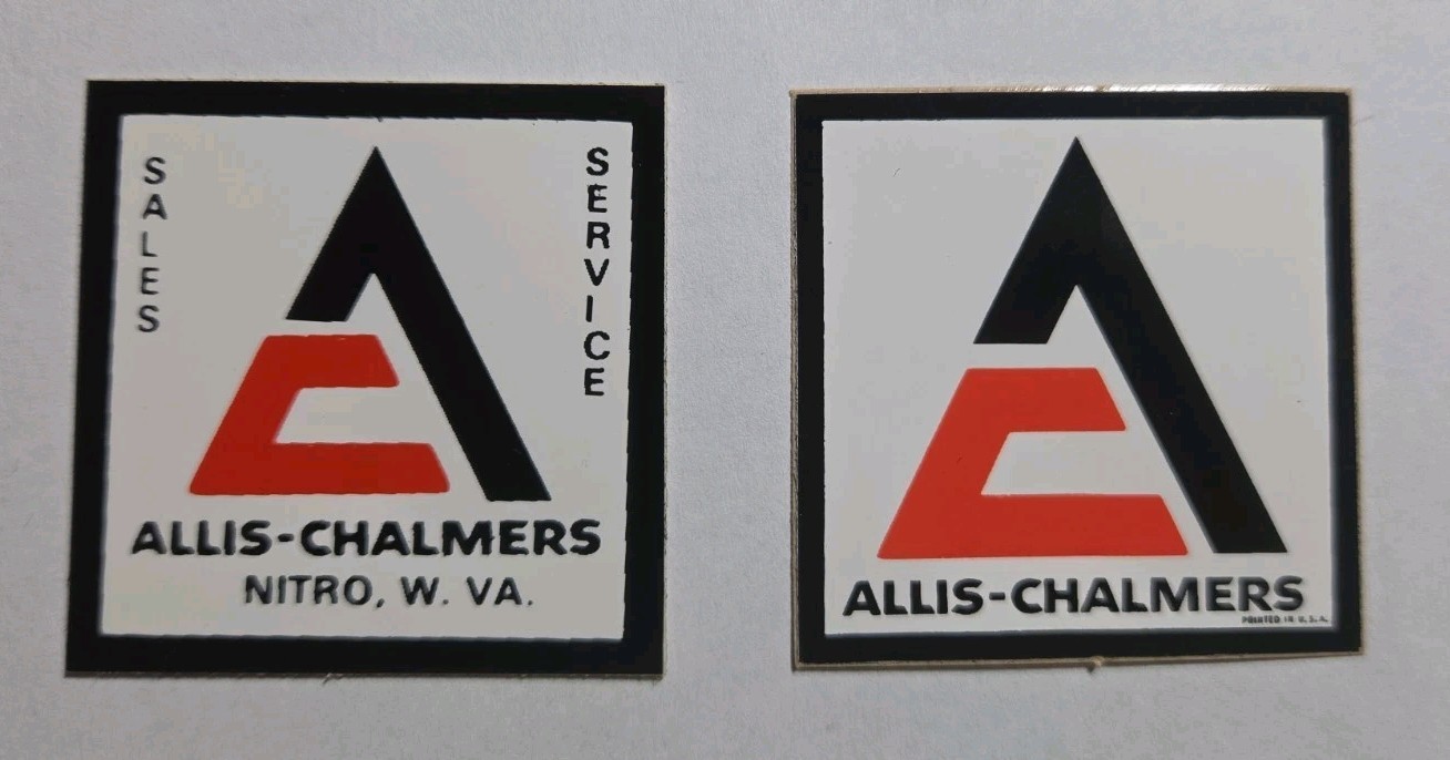 Vintage Allis - Chalmers Sticker  1 5/8