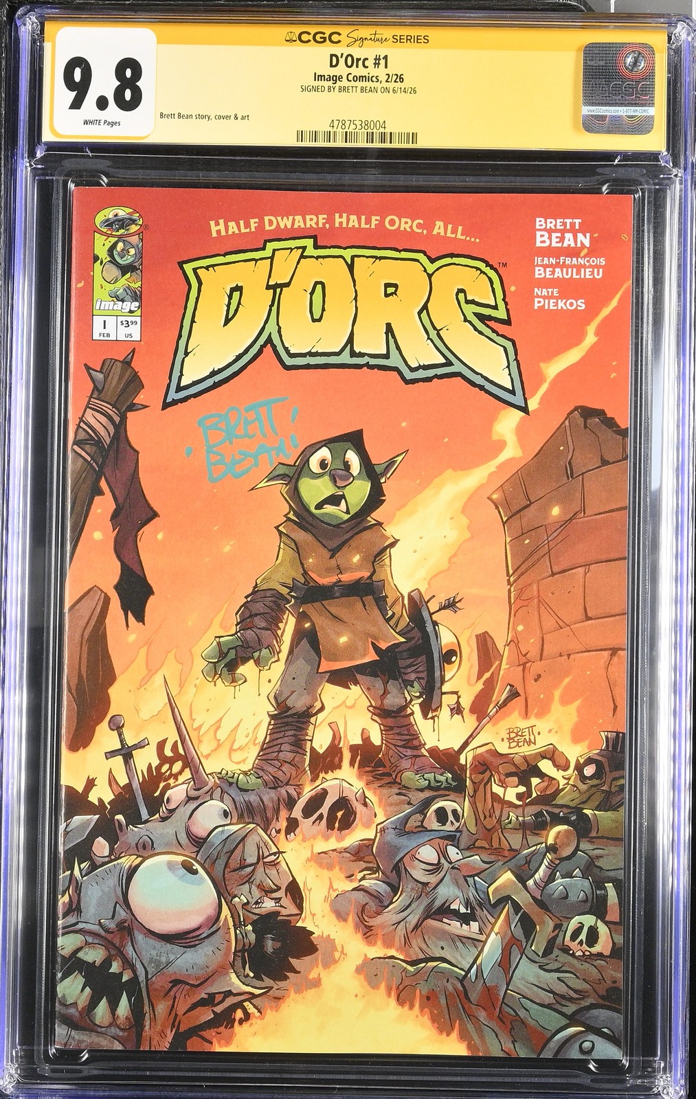 D\'Orc #1 - Image Comics 2026 CGC 9.8 FIRST  (1st) Print