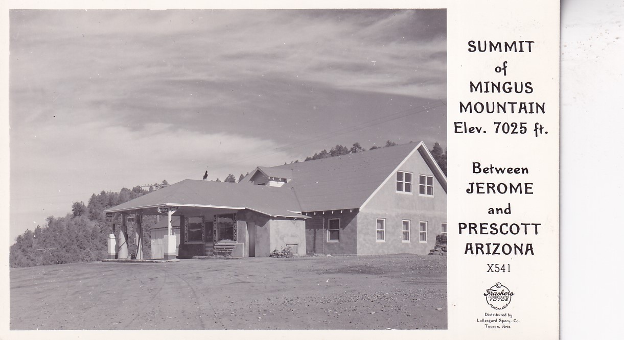 RPPC Mingus MT AZ Gas Store bet. Jerome Prescott AZ Yavapai CO Arizona Photo