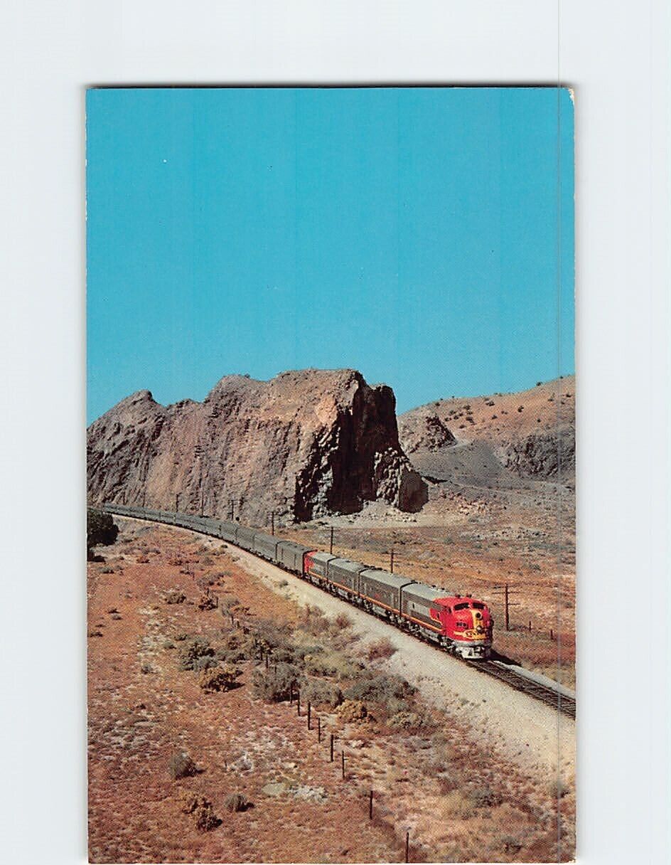 Postcard Amtrak Train Santa Fe Devil's Footstool New Mexico USA