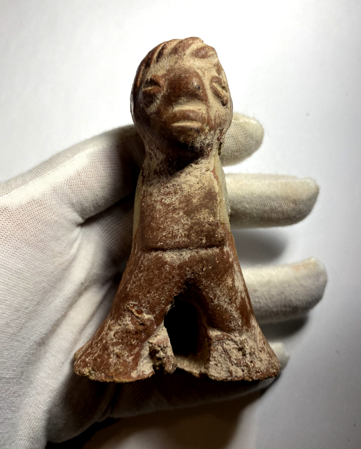 Pre-Columbian West Mexico Terracotta Standing Figure, Nayarit Style, 300 BC