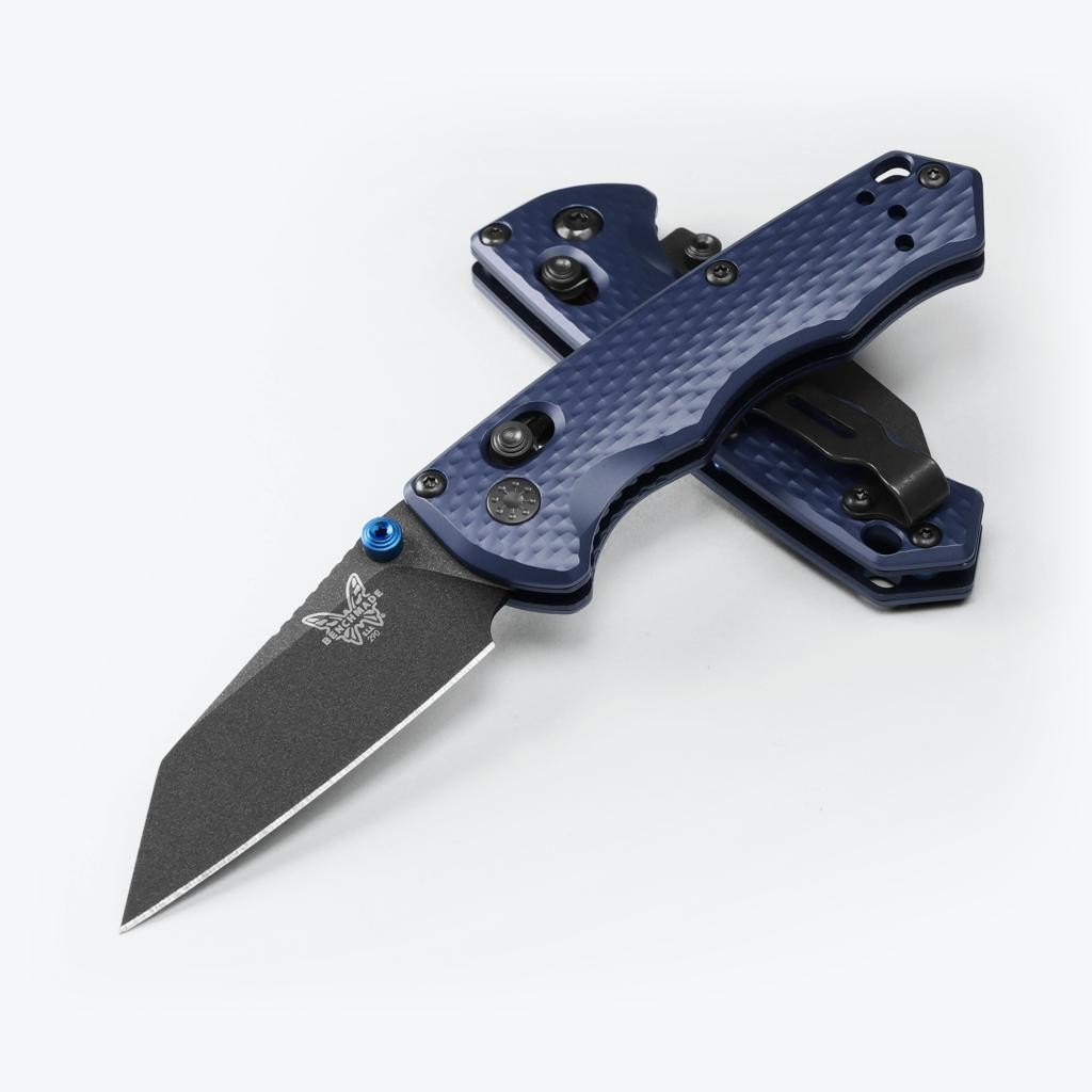Benchmade 290BK Full Immunity CPM-M4 Axis Crater Blue Folding Knife USA