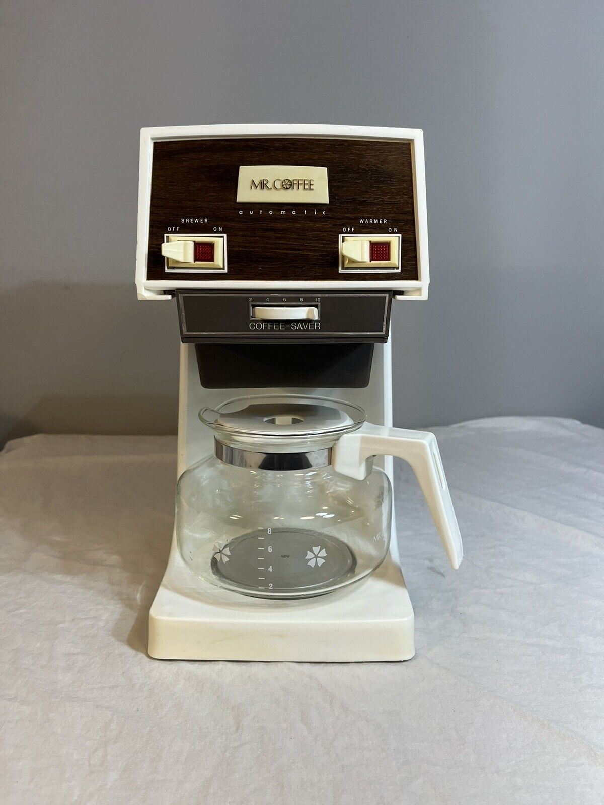 Vintage Mr. Coffee MCS-200 Drip Coffee Maker w/ Glass Pot Carafe WORKS — TESTED