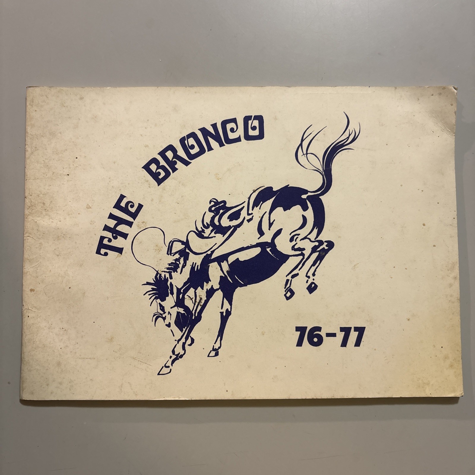 Bethany Christian School Taipei, Taiwan 1976-77 Bronco Yearbook 